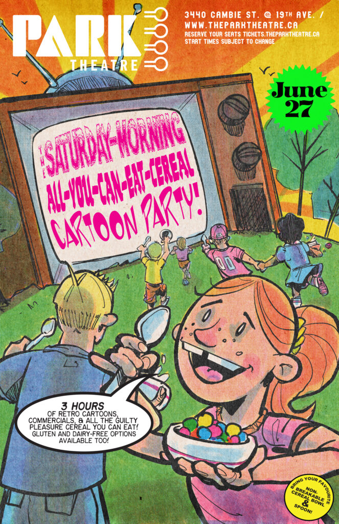 The Saturday Morning All-You-Can-Eat Cereal Cartoon Party!