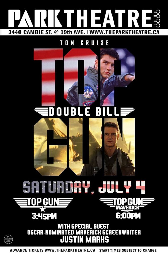 Double Bill: Top Gun (40th Anniversary Screening) w. Top Gun: Maverick